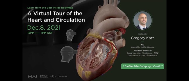 VRで体内へ潜入！心臓や循環器系のバーチャルツアー参加者募集